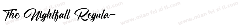 The Nightfall Regula字体转换